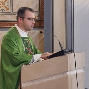 Oproštaj od privremenog upravitelja župe vlč. Tomislava Šaguda